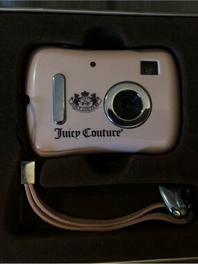 Juicy Couture Light Pink Compact Camera with Wrist Strap